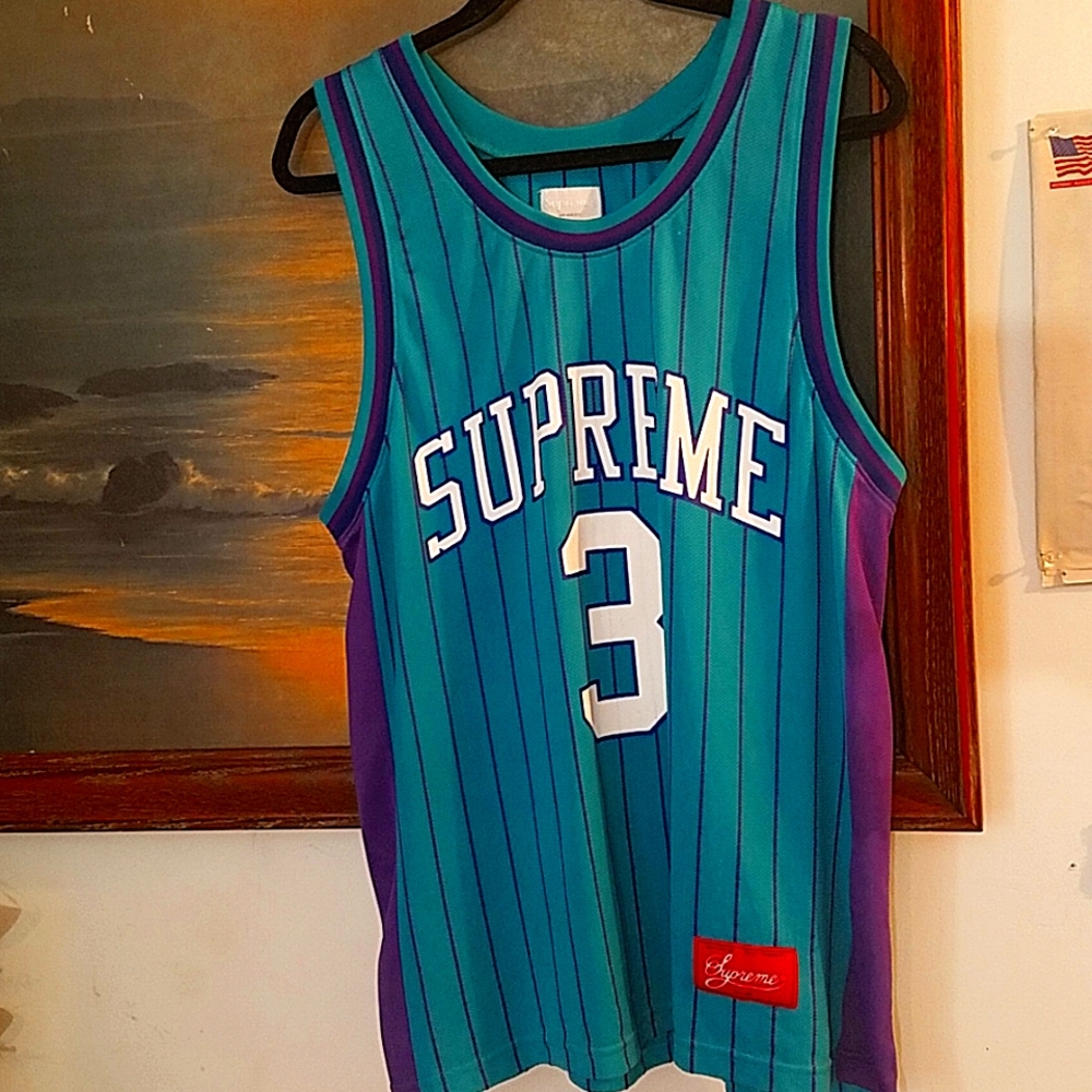 Supreme Basketball Jersey Grape Colorway